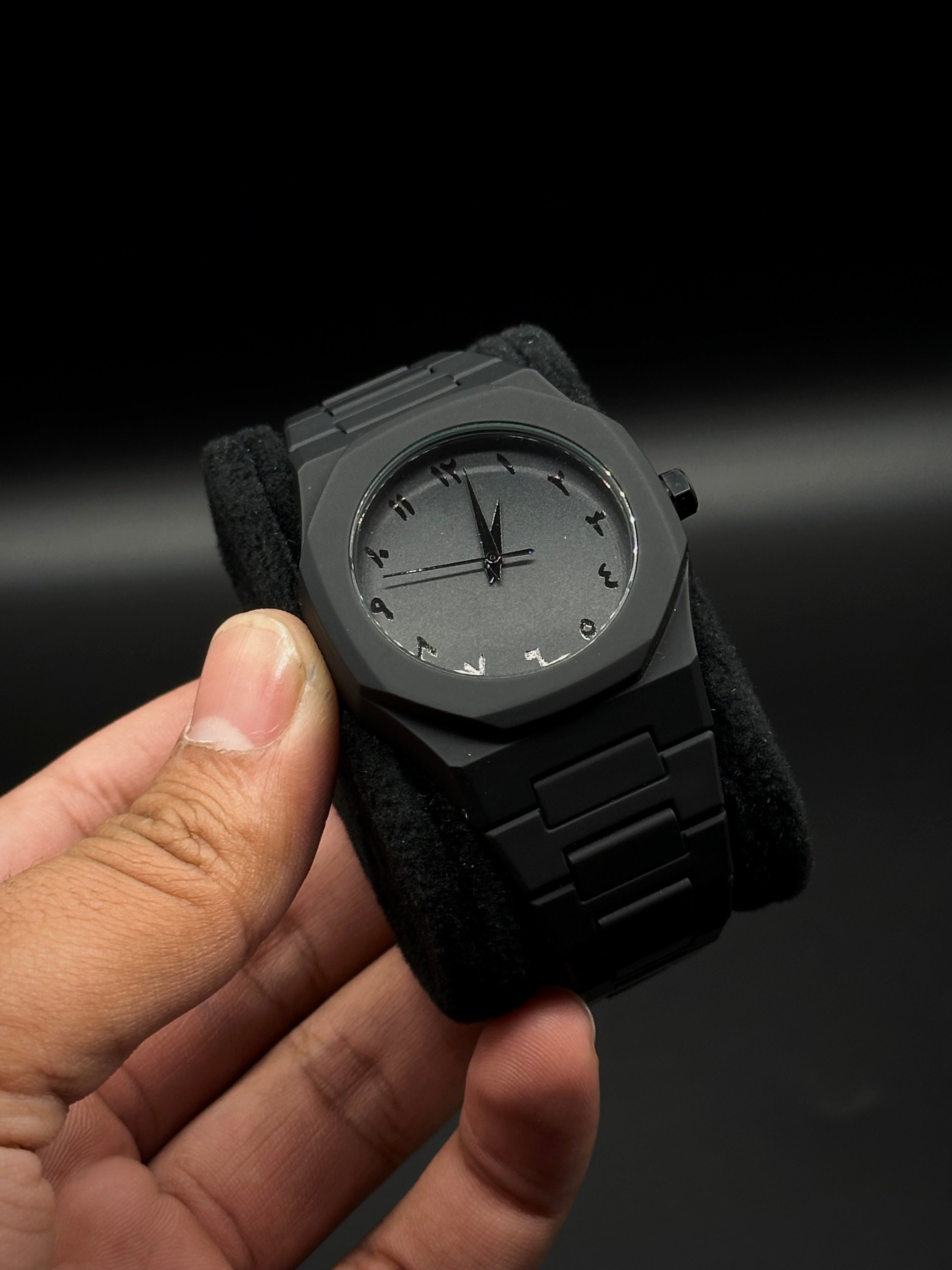 Full Black Color Watch - With (Random Box)