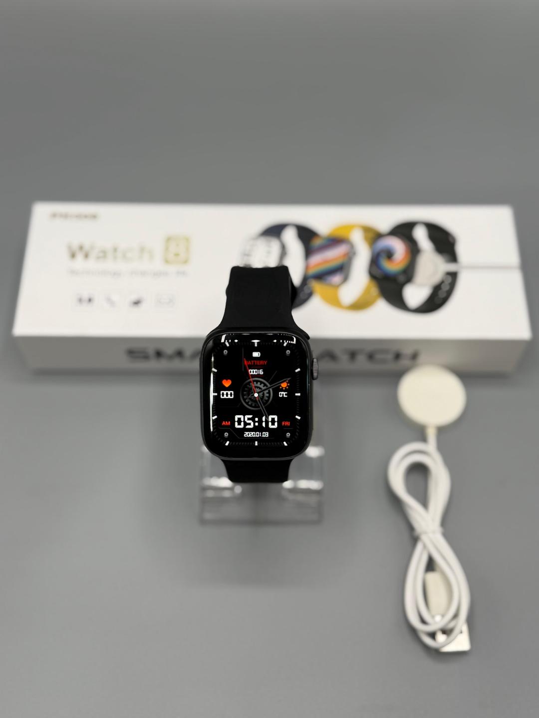 PH308 Smartwatch series 8 with Sports Mode, Heart Rate Monitor, Call & Message Notifications – Fitness Tracker Watch for Daily Activity (Random Color) (With Box)