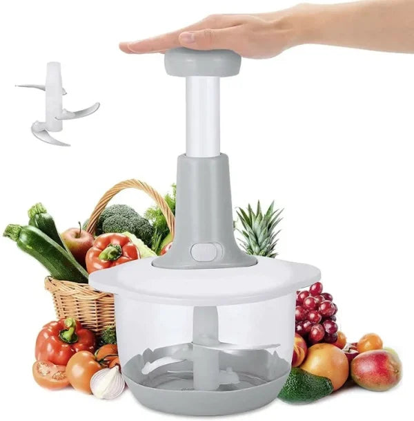 Multi-functional Vegetable Meat Grinder, Grater, Chopper -2 Liter (random Color)