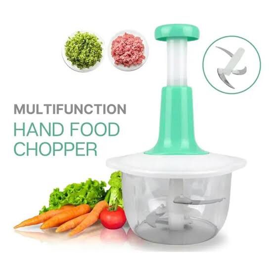 Multi-functional Vegetable Meat Grinder, Grater, Chopper -2 Liter (random Color)