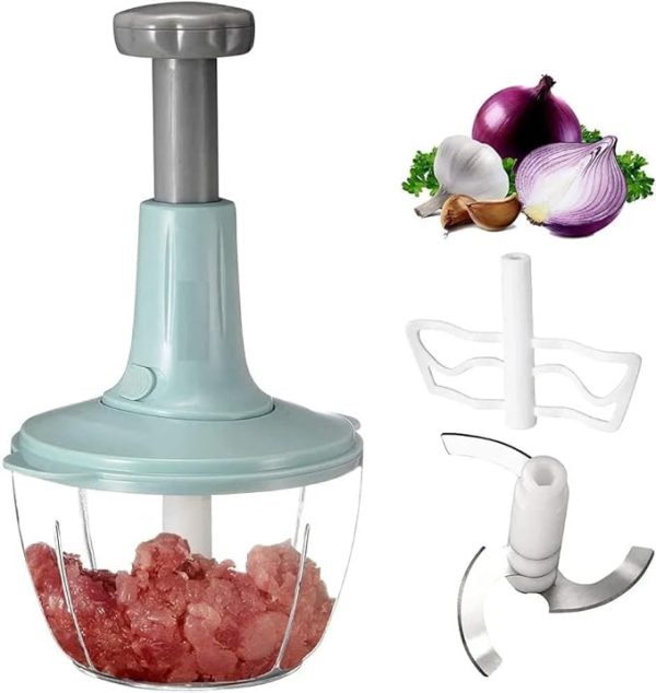 Multi-functional Vegetable Meat Grinder, Grater, Chopper -2 Liter (random Color)