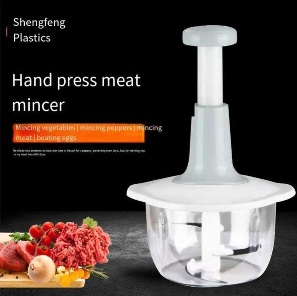 Multi-functional Vegetable Meat Grinder, Grater, Chopper -2 Liter (random Color)
